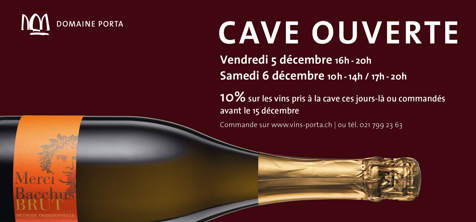 Cave Ouverte 2025 Domaine Porta