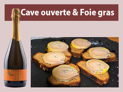 Cave ouverte et Foie gras Porta
